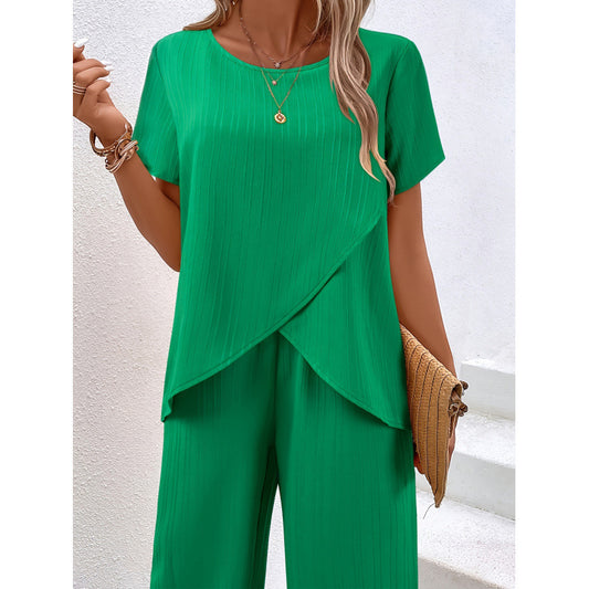 Women's Pleated Co-Ord Set