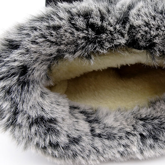 Snow Boots Mid-calf Faux Fur Plush Winter