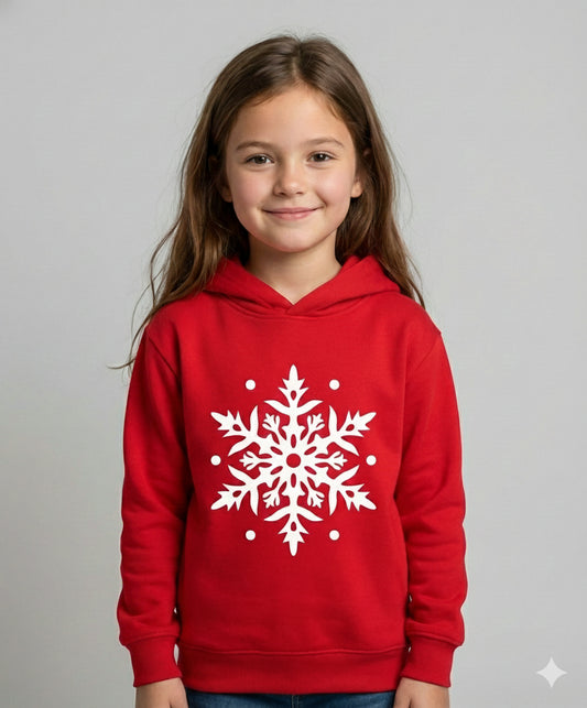 Winter Snowflake Kids Hoodie