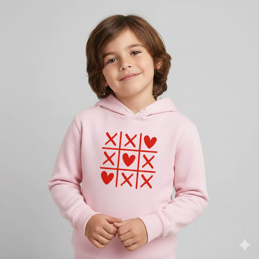 Tic Tac Toe Kids Hoodie