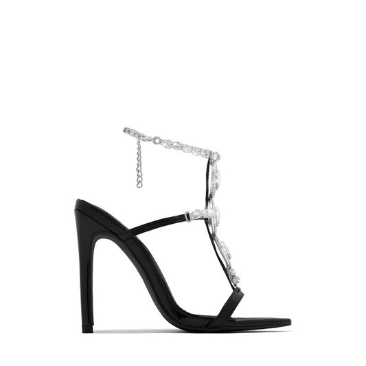 Crystal Embellished High Heels