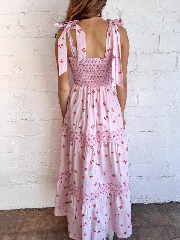 New Print Cake Pink Dress-Stellar