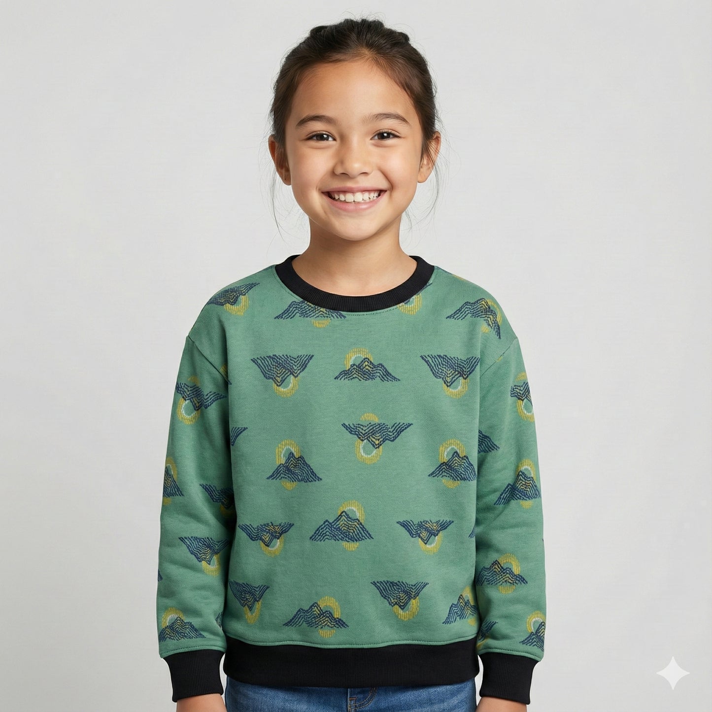 Sunset Print Kids Sweatshirt