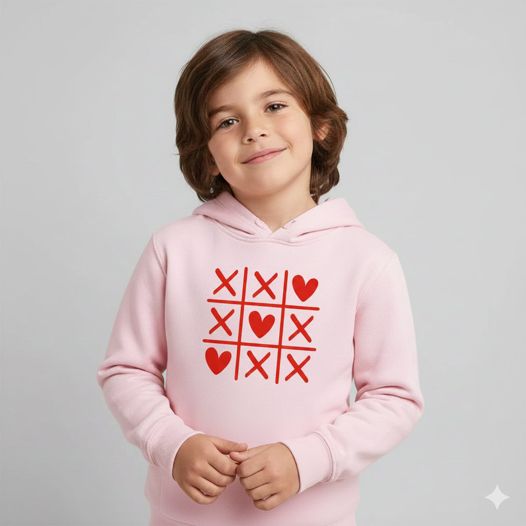 Tic Tac Toe Kids Hoodie