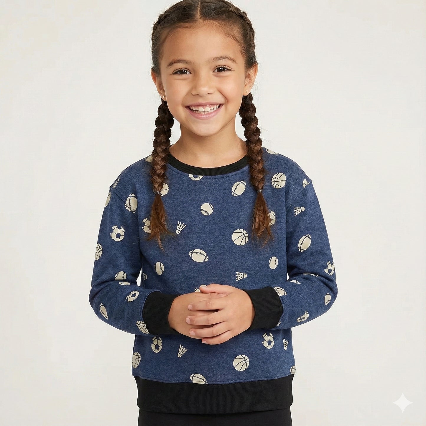 Soccer Print Kids Sweatshirt