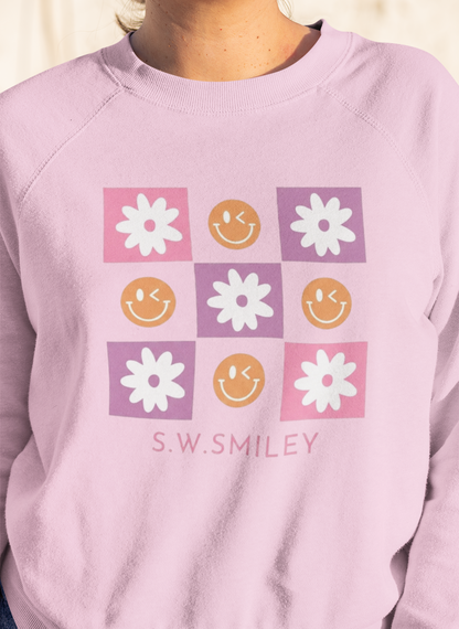 Flower Smiley Unisex Sweatshirt