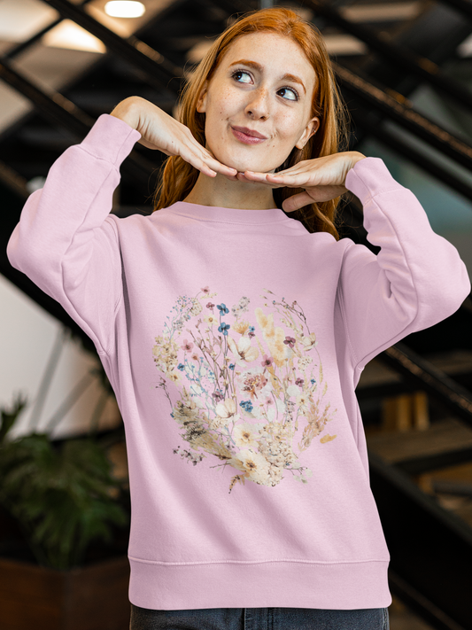 Pressed Flowers Unisex Sweatshirt