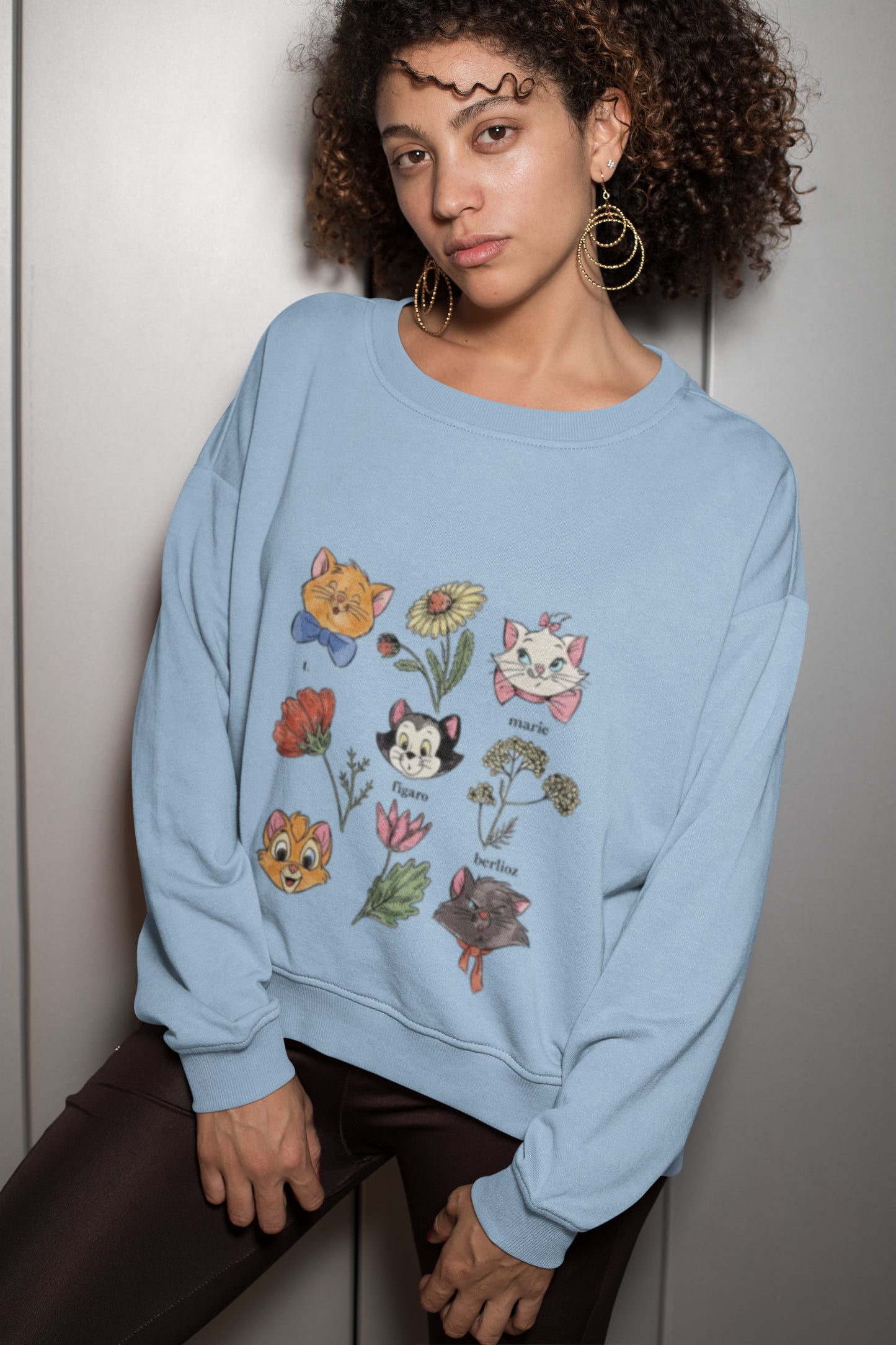 Disney Garden Botanical Kittens Sweatshirt