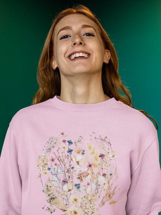 Pressed Flowers Unisex Sweatshirt